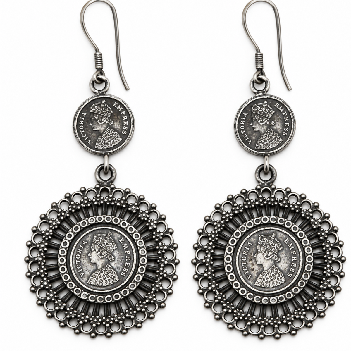 Heritage Coin Drops | 925 Sterling Silver
