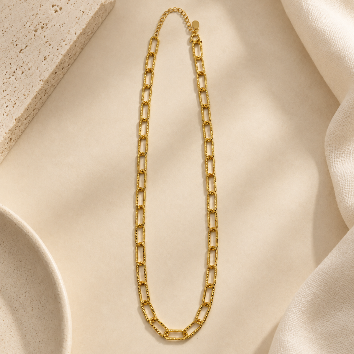 Collier Luxe Link | Argent sterling 925