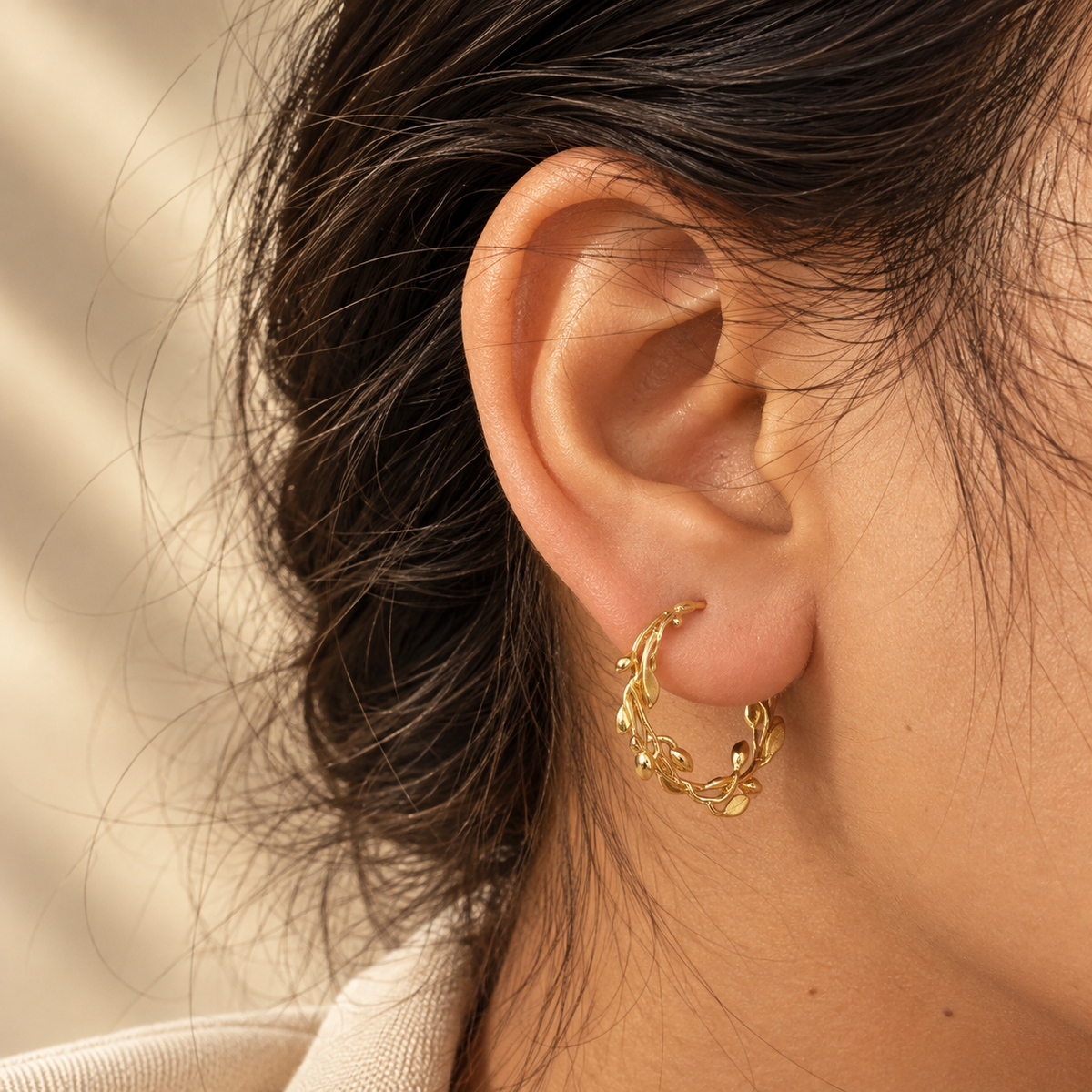 Willow Vine Hoops | 925 Sterling Silver