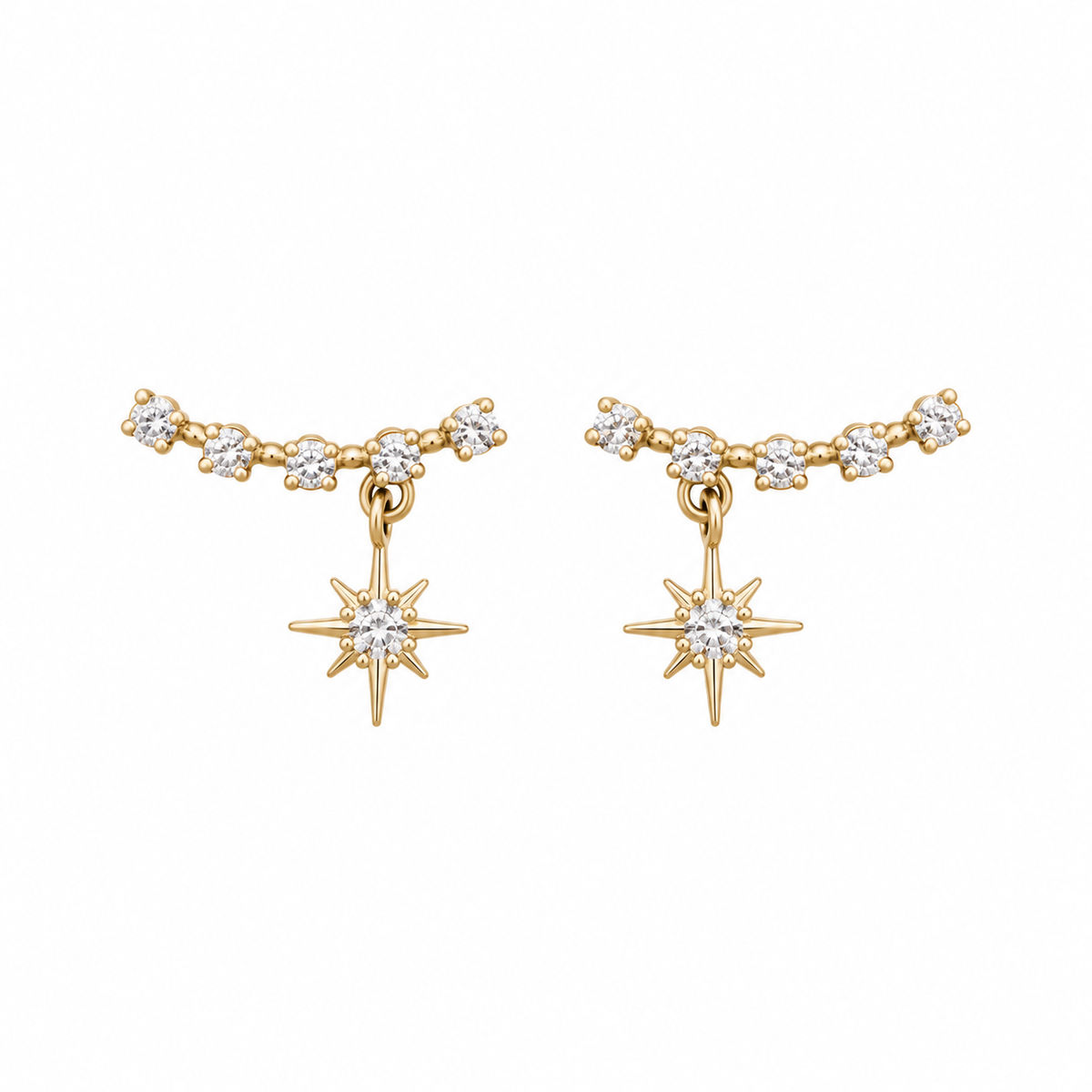 Starlit Bloom Earrings | 925 Sterling Silver