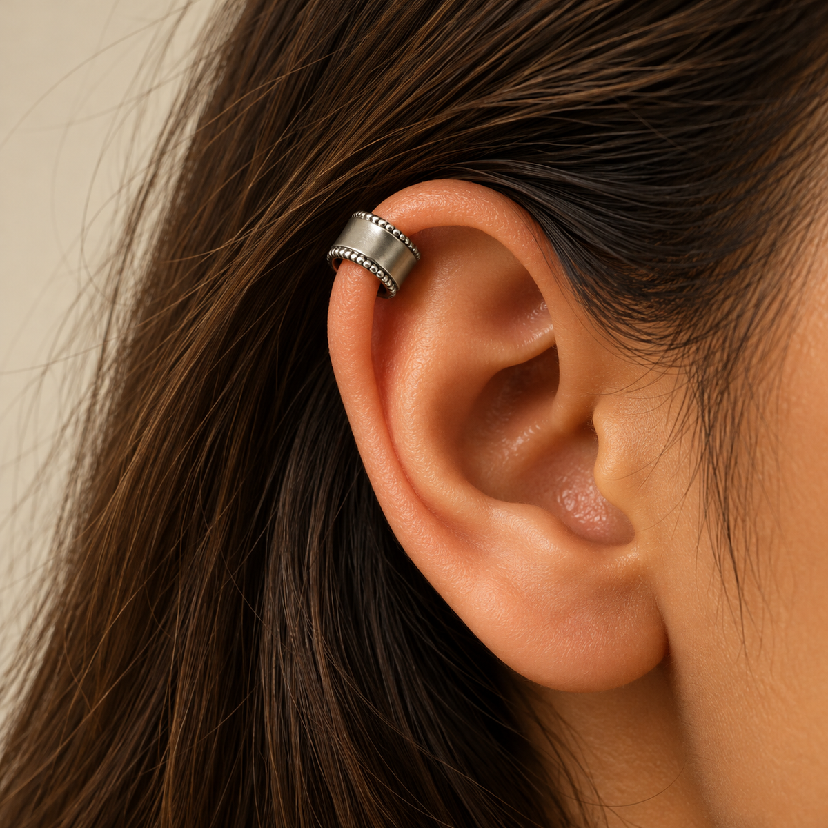 Ridge Cuff Ear Cuff | 925 Sterling Silver