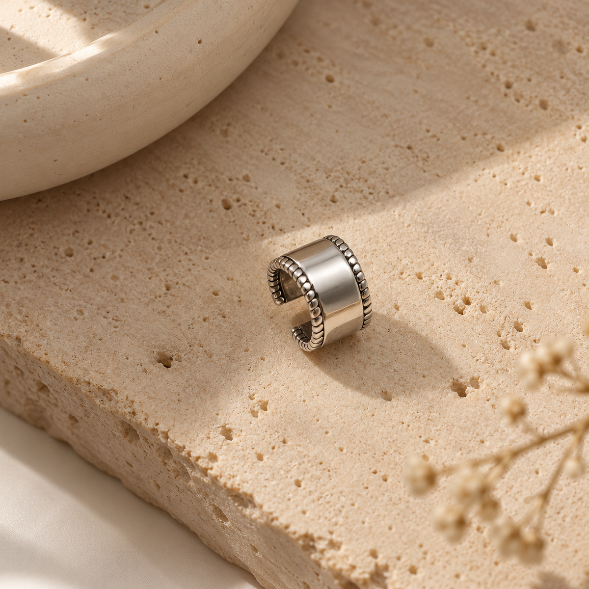 Ridge Cuff Ear Cuff | 925 Sterling Silver