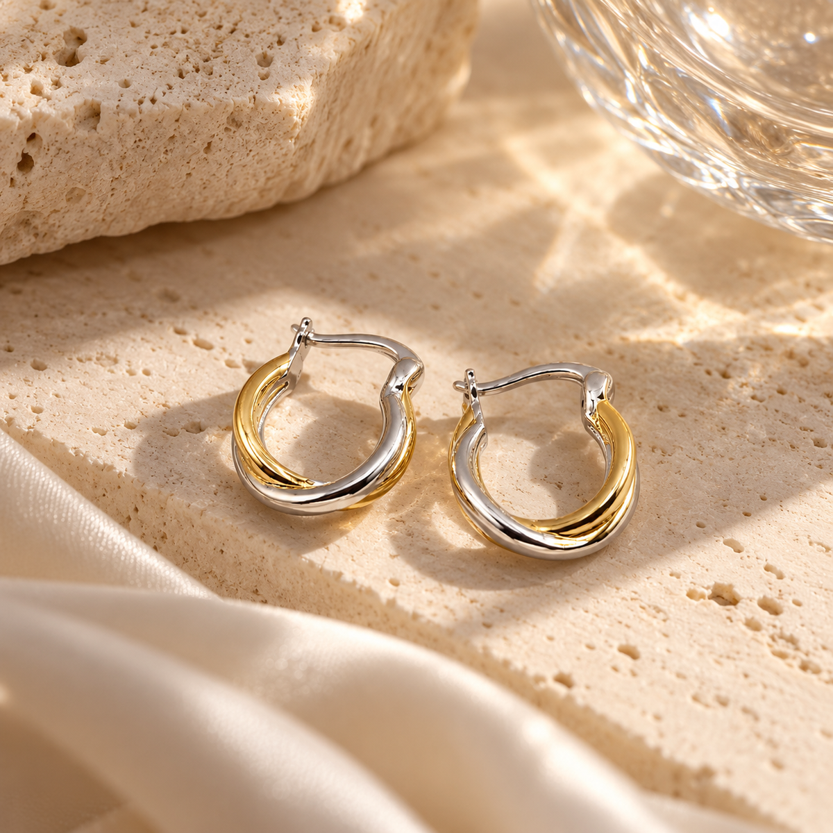 Intertwine Duo Hoops | 925 Sterling Silver