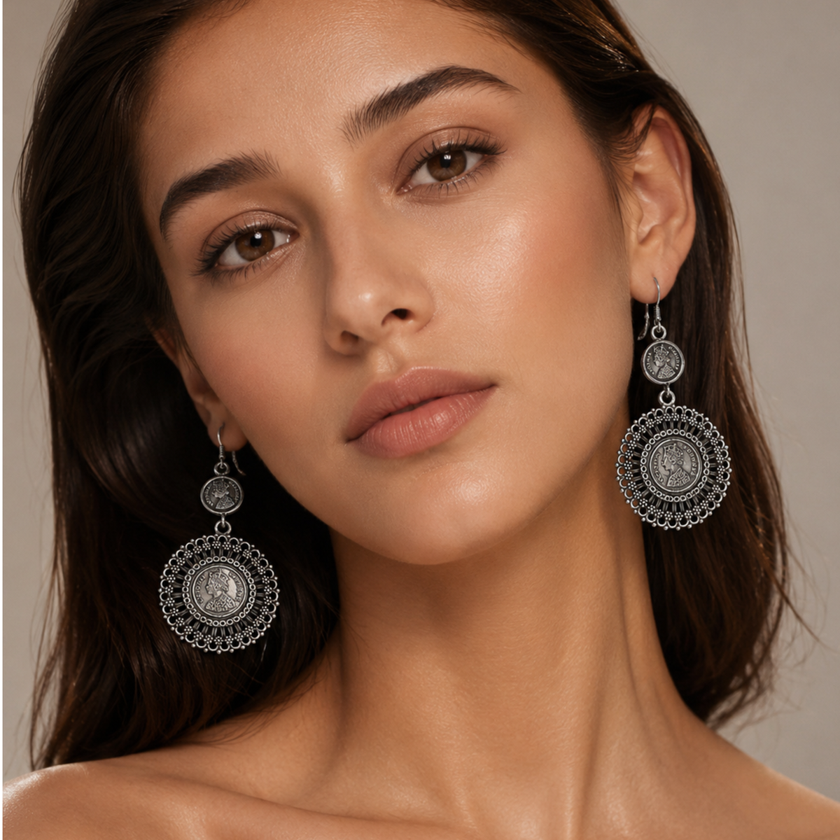 Heritage Coin Drops | 925 Sterling Silver