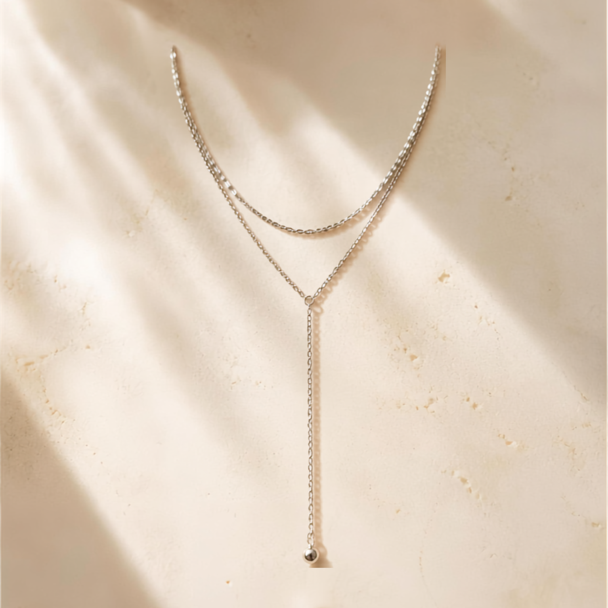 Luna Drop Necklace | 925 Sterling Sliver
