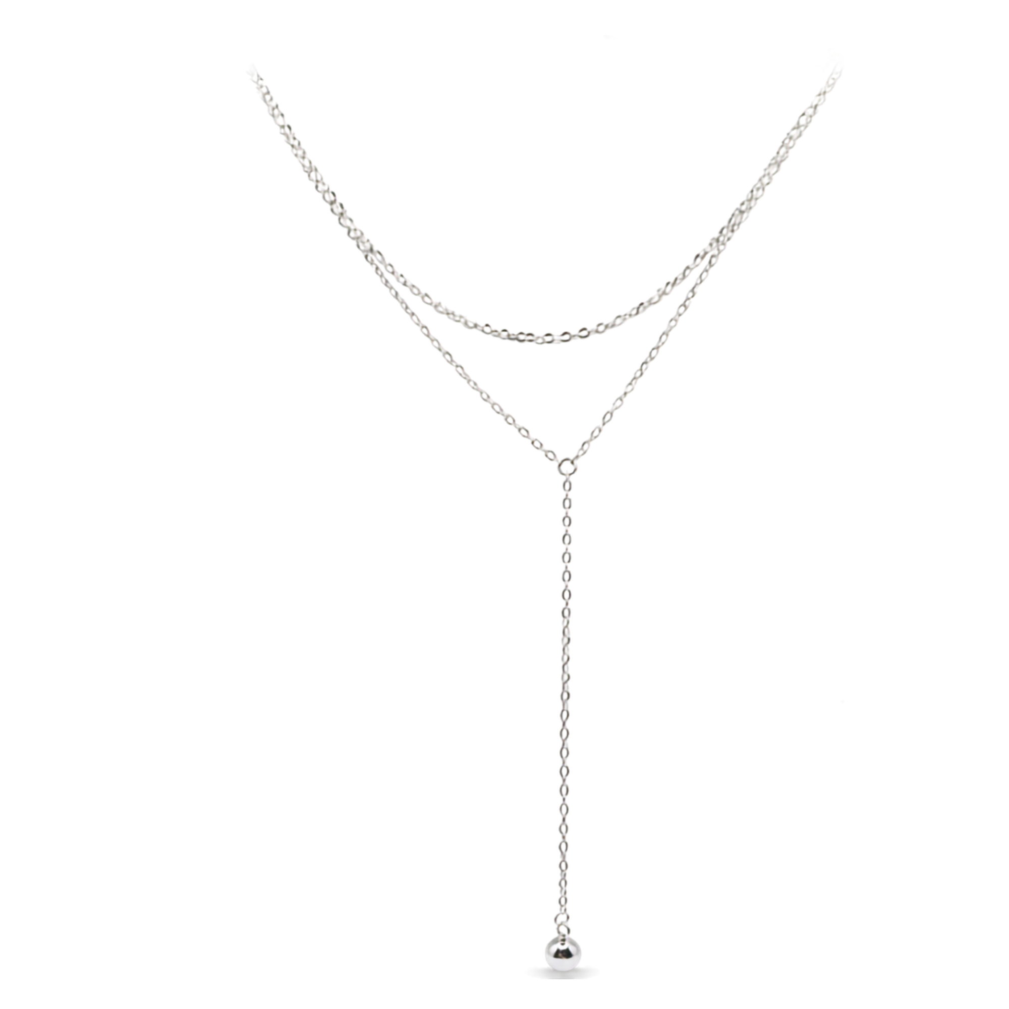 Luna Drop Necklace | 925 Sterling Sliver