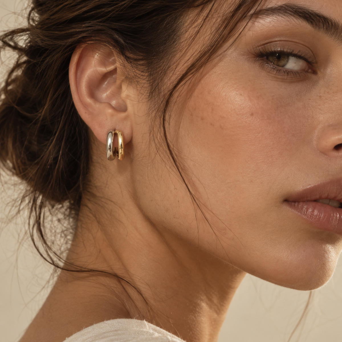 Dual Arc Earrings | 925 Sterling Silver