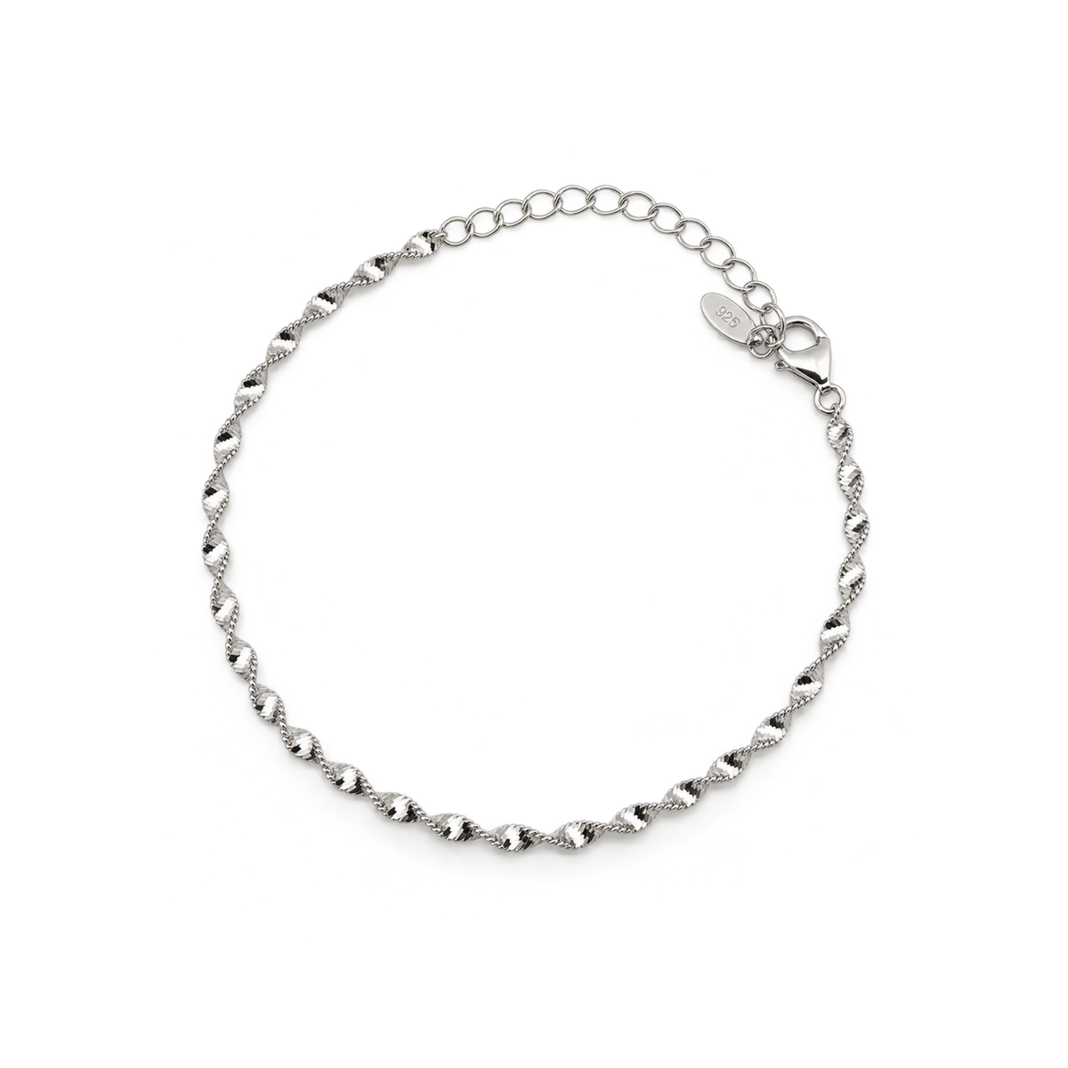 Twist Glow Bracelet | 925 Sterling Silver