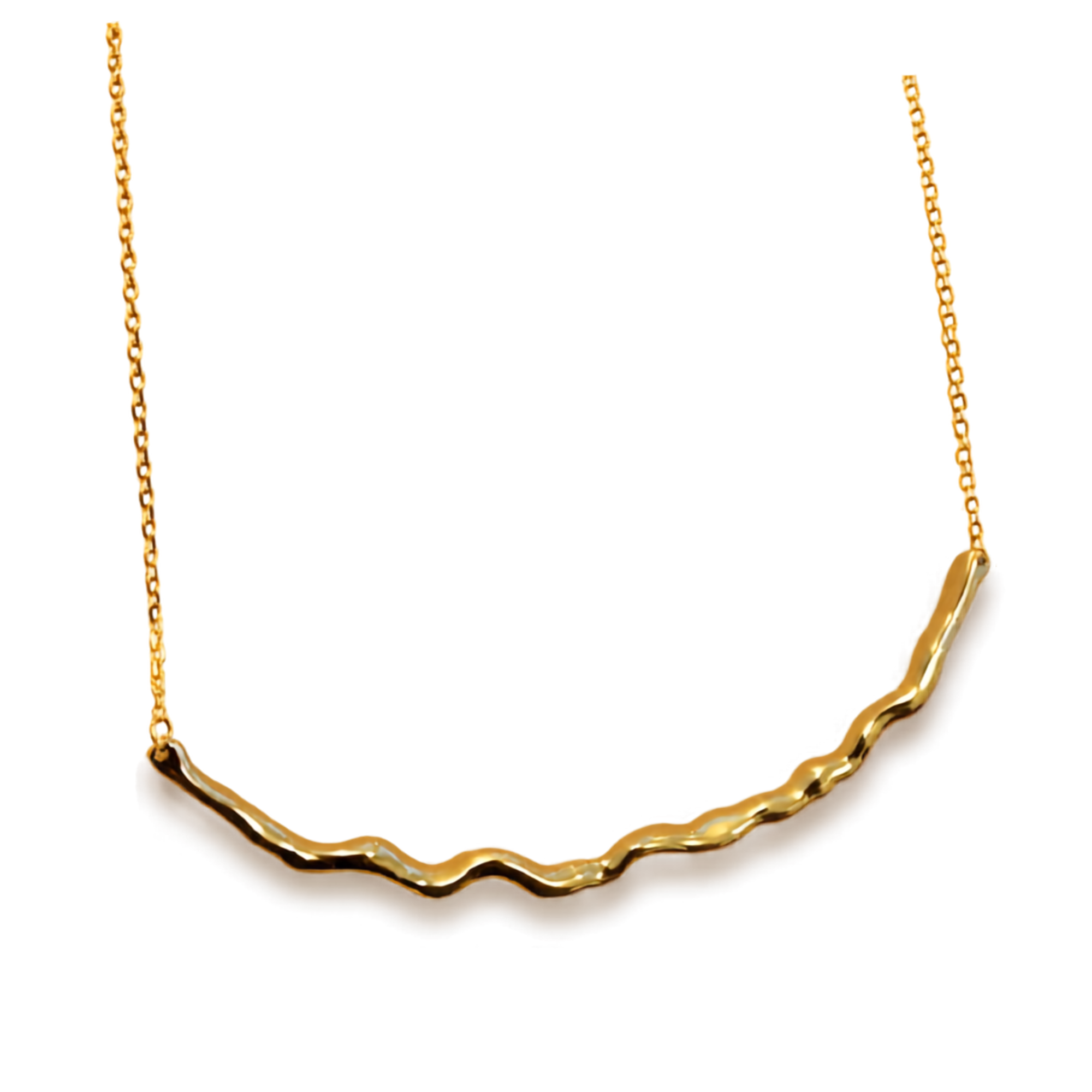 Flow Necklace | 925 Sterling Silver | 18K Gold plated
