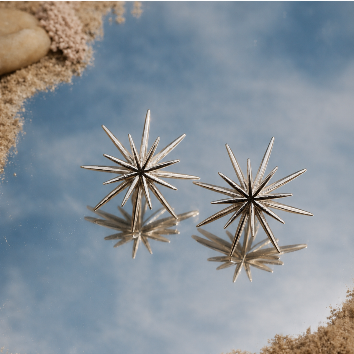 Celeste Starburst Studs | 925 sterling silver