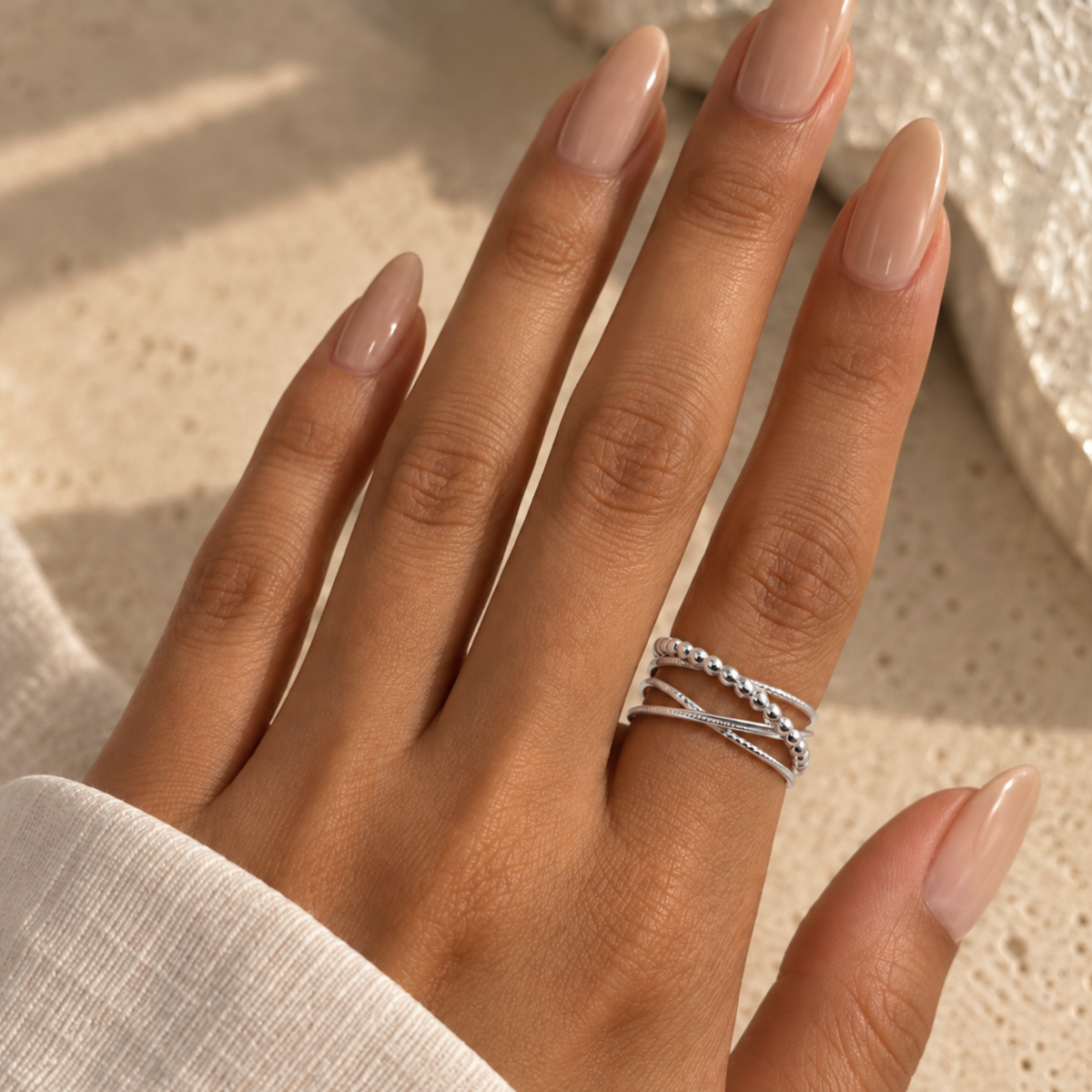 Nova Stack Ring | 925 Sterling Silver