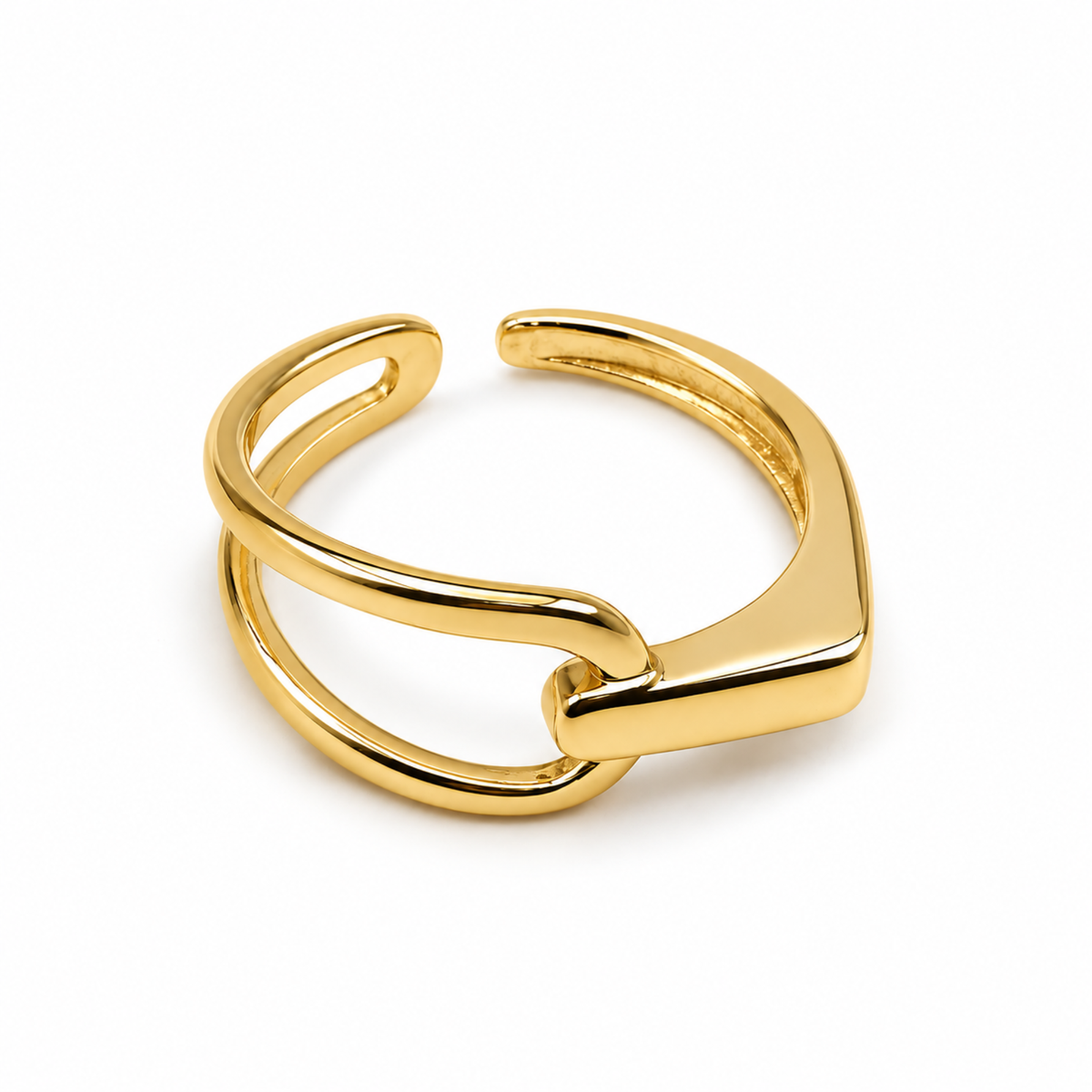 Contour Link Ring | 925 Sterling Silver