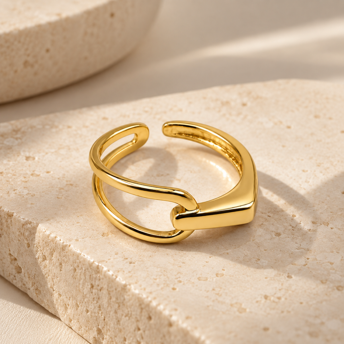 Contour Link Ring | 925 Sterling Silver