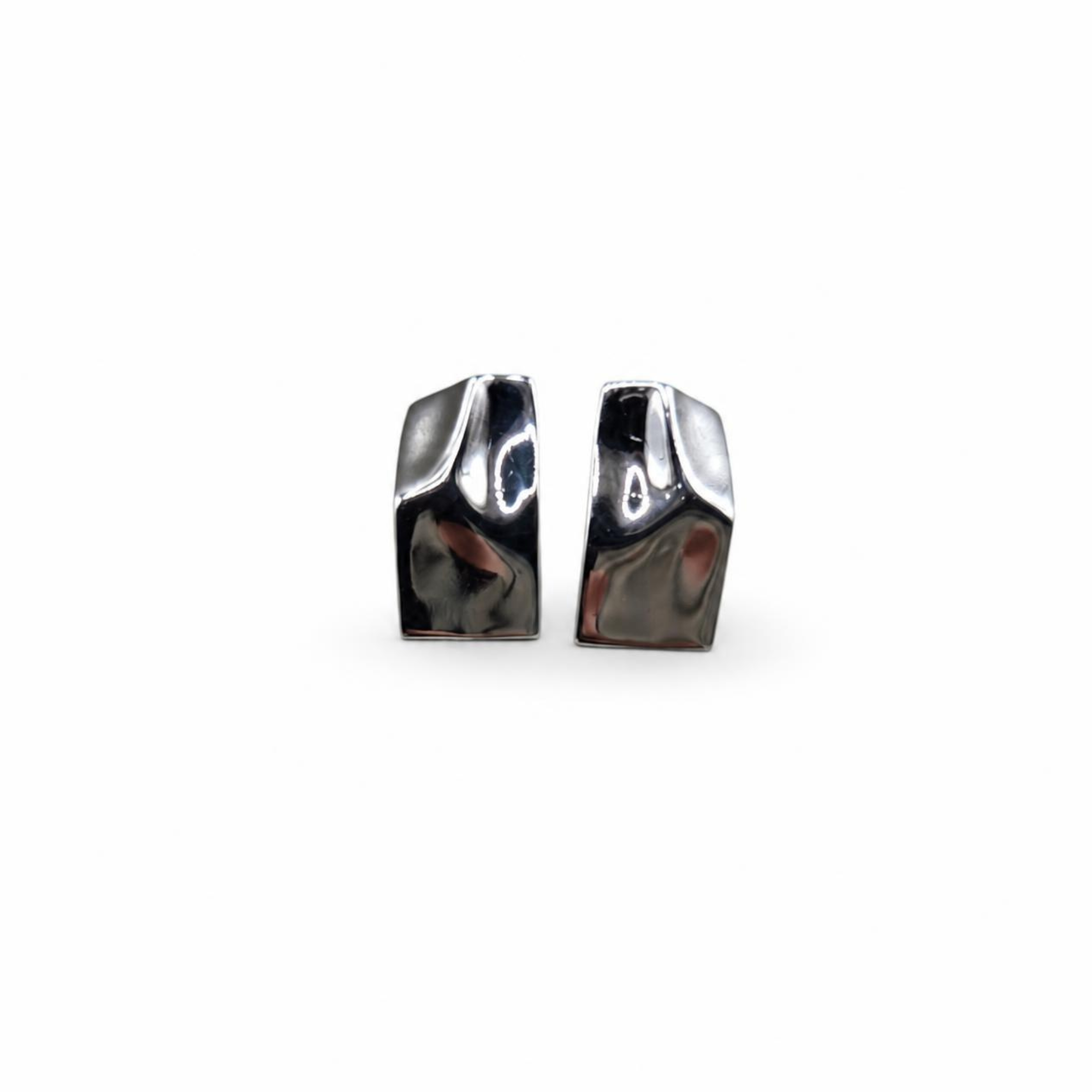 Aura Sculpt Studs | 925 Sterling Silver
