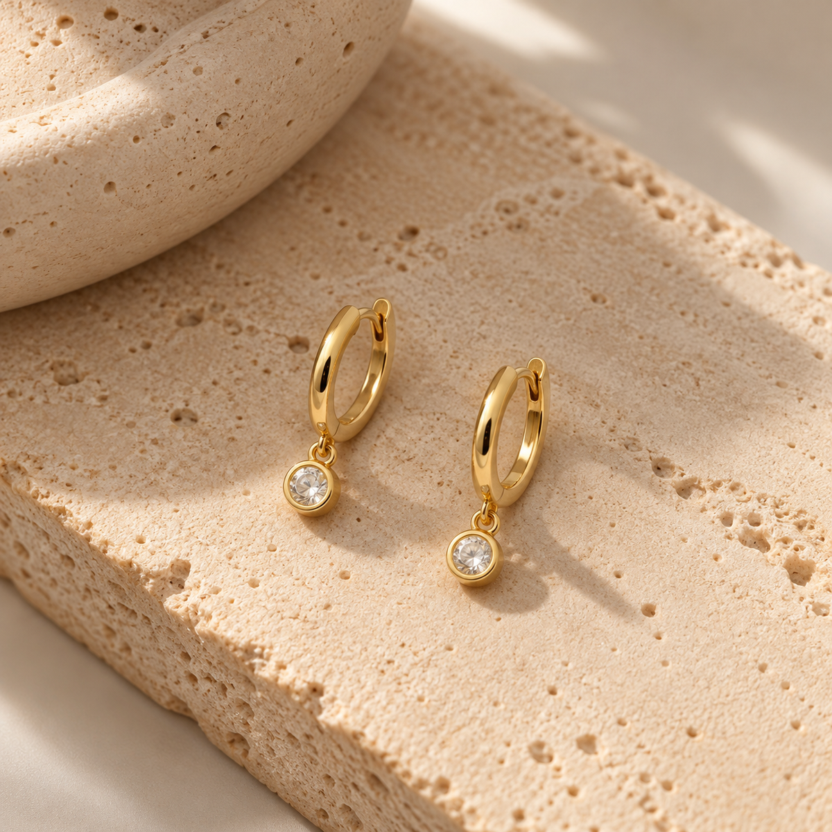 Lumi Drop Hoops | 925 Sterling Silver