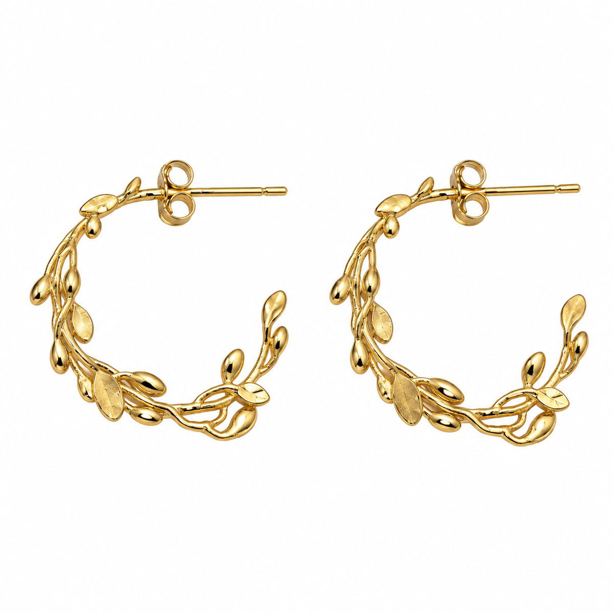 Willow Vine Hoops | 925 Sterling Silver