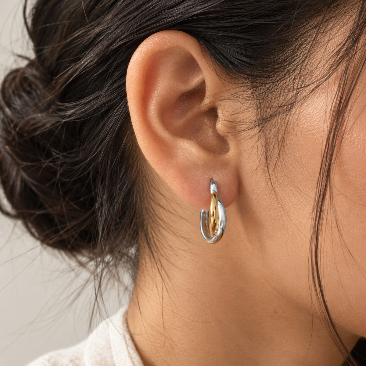 Intertwine Duo Hoops | 925 Sterling Silver