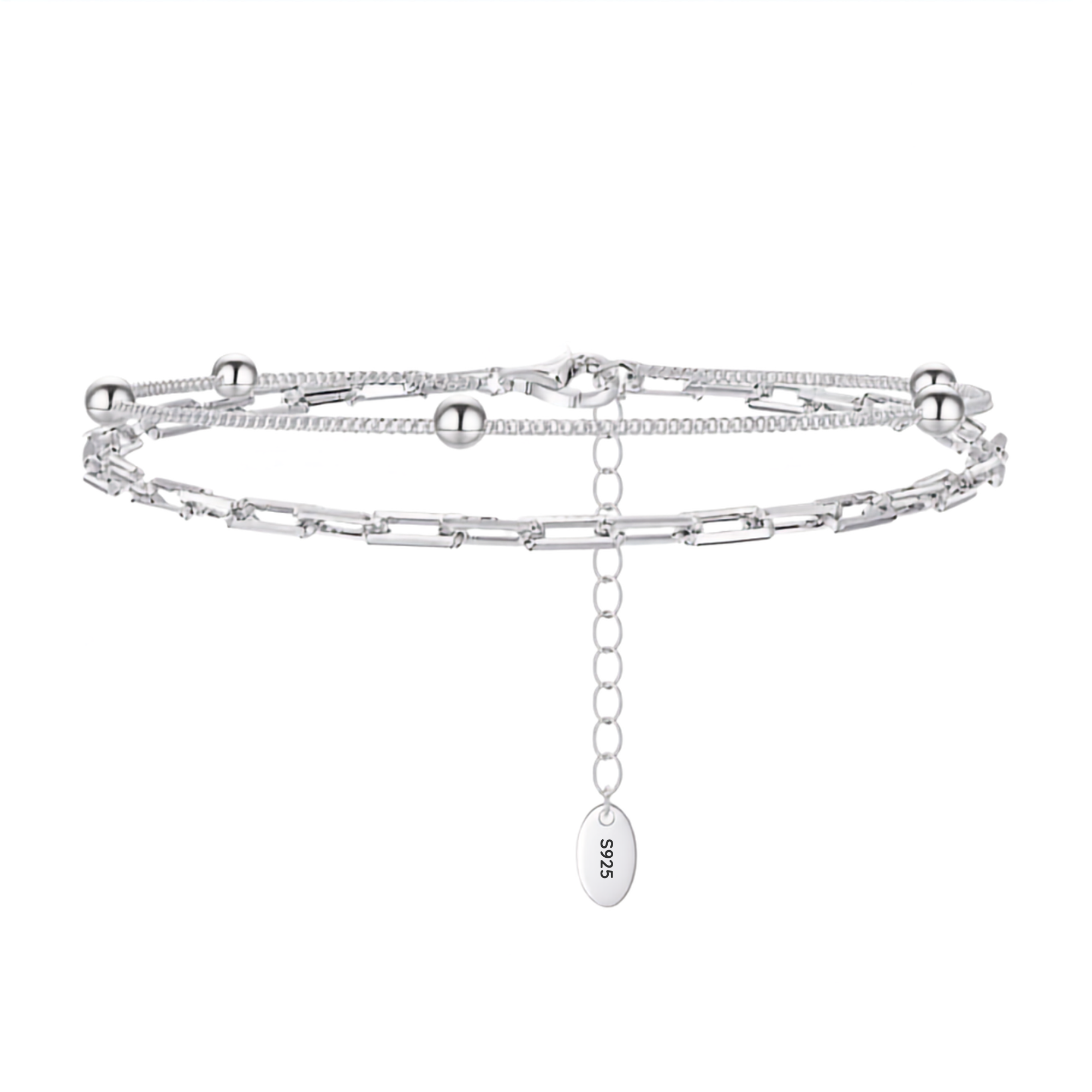 Lumi Layered Bracelet | 925 Sterling Silver