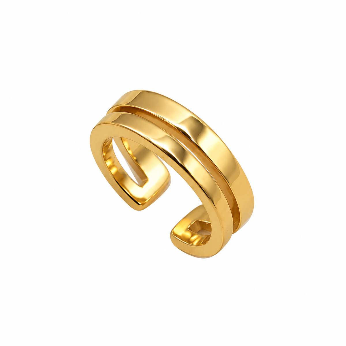 Aurea Double-Band Ear Cuff | 925 Sterling Silver