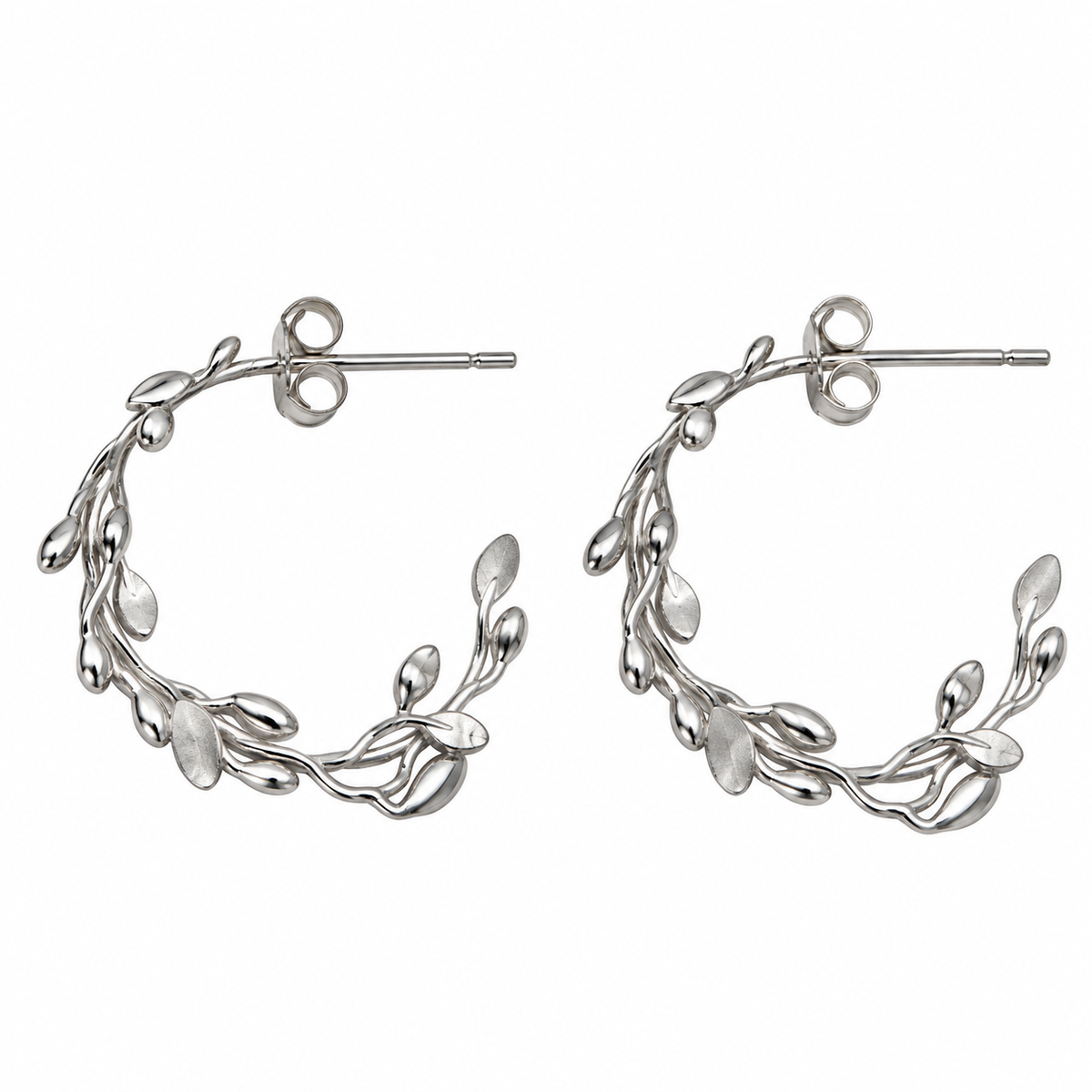 Willow Vine Hoops | 925 Sterling Silver