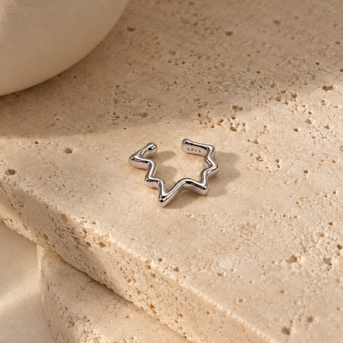 Nova Star Ear Cuff | 925 Sterling Silver