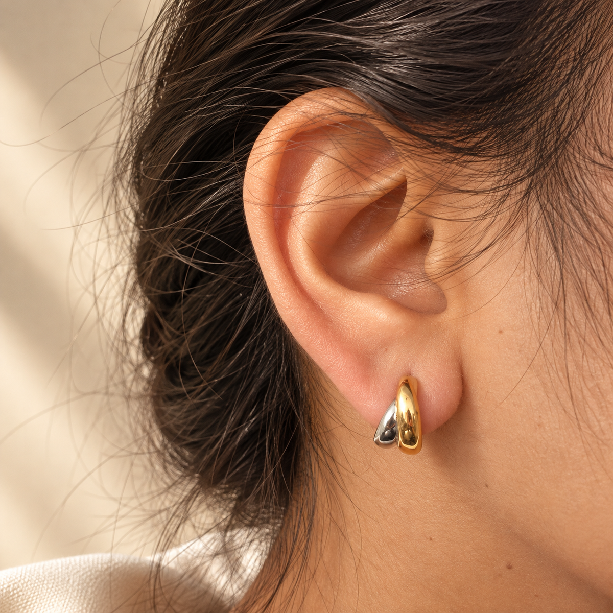 Aurelia Duo Hoops | 925 Sterling Silver