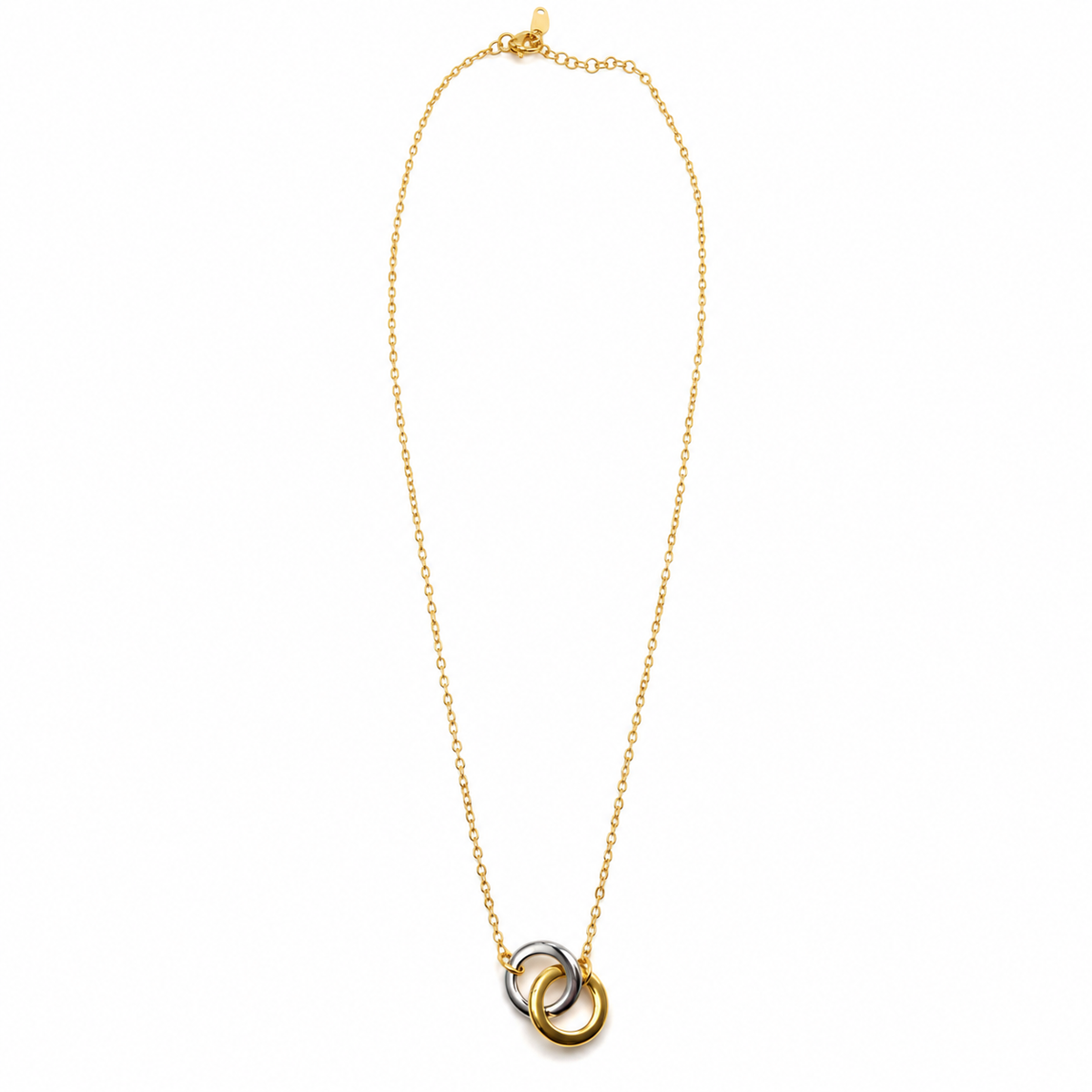 Dual Loop Necklace | 925 Sterling Silver